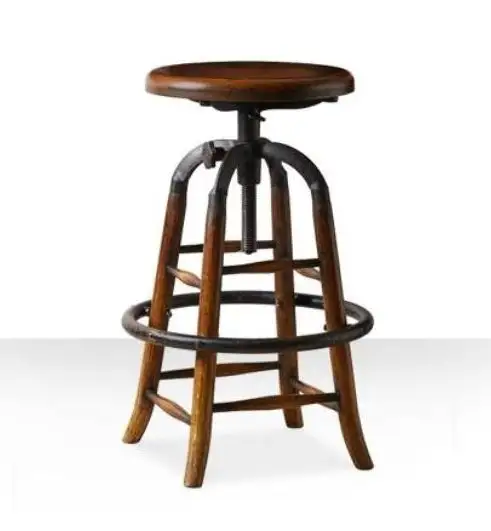 HIGH QUALITY NEW WOODEN BAR STOOL WITH METAL FOR BAR AND HOTEL INDUSTRIAL BAR STOOL
