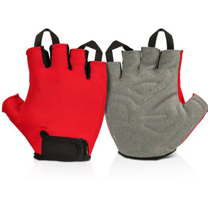 Gants antichoc en gel de silicone pour vélo de cyclisme, demi-doigt court approprié - Product Image 1