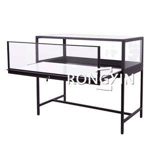 <span class=keywords><strong>Vitrine</strong></span> de présentation de bijoux en verre, comptoir de magasin de montres de luxe, fabricant de vitrines verrouillables - Product Image 1