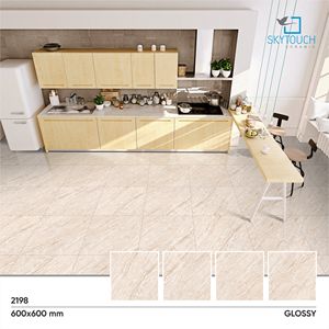 Azulejo de suelo de porcelana italiana 60x60cm antideslizante borde rectificado antideslizante diseño de aspecto de madera con estilo rústico habitaciones de hoteles modernas - Product Image 3