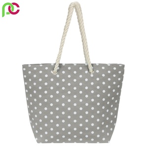 Sacs de Shopping personnalisés en toile de coton avec logo imprimé personnalisé, cabas écologique pour femmes, fourre-tout promotion - Product Image 3