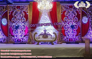Panel de Fondo Tallado para Escenario de Boda, Marcos de Fibra para Bodas, Fabricante de Marcos con Estilo Asiático para Bodas, Paneles de Marco para Australia - Product Image 6