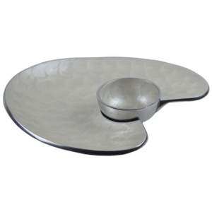 Bol à puces et à tremper en métal avec bol à aliments en Aluminium de qualité industrielle pour la décoration de la maison - Product Image 1