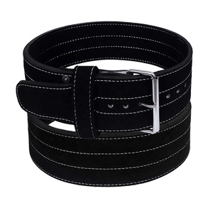 Cinturón de elevación de energía de cuero genuino de 4 pulgadas de ancho de alta calidad, antideslizante ajustable de alta resistencia para levantamiento de pesas de Culturismo - Product Image 2