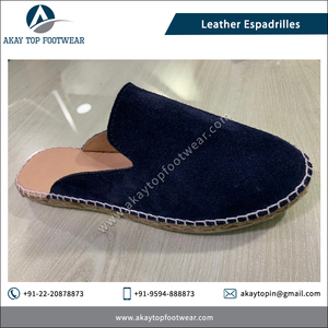 Espadrilles en cuir suédé légères pour femmes, chaussures plates, offre spéciale, en Stock - Product Image 2