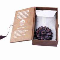 Scatola per Incenso Tibetano Personalizzata, Set Regalo con Laminazione Lucida, Goffratura, Stampa e Rivestimento UV, Fatto a Mano