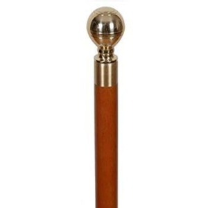 Bastón de Madera con Mango Niquelado Hecho a Mano, Casual, Elegante, de Diseño, Clásico, Único, Personalizado, de Latón - Product Image 2
