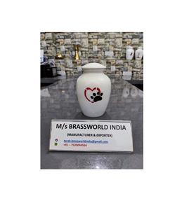 Papier peint à la main en forme de patte noire avec un cœur rouge pour la crémation des animaux de compagnie, fournitures d'enterrement - Product Image 1