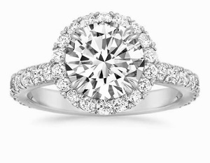 14K Gold Real Diamond Ladies <b>Ring</b> with 1.00TCW Prong-<b>Set</b> Best Birthday Gift Idea - Product Image 2