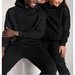 Venta al por mayor de alta calidad personalizado Casual deportes invierno térmico algodón polar hombres mujeres gimnasio Jogger chándales tamaño de color personalizado - Product Image 5