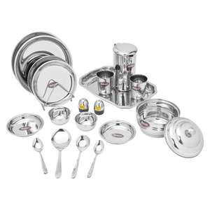 Service de table en acier inoxydable écologique avec cuillère / fourchette / couteau / baguettes - Style américain - Product Image 3