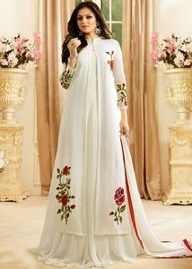 Pantalones de Santoon de imitación con mangas de trabajo Nazmeen dupatta, pantalón de imitación de tela de alta calidad con mangas largas - Product Image 3