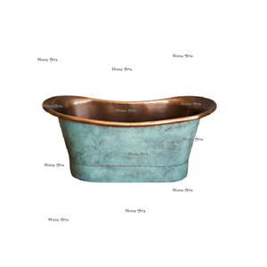 Bañera independiente de cobre personalizada de la mejor calidad, diseño fabuloso con función de remojo integrada para uso en el baño - Product Image 2