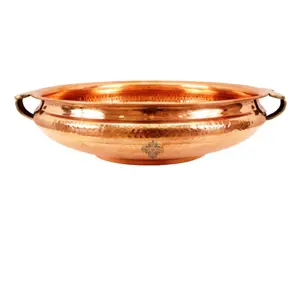 Pure Copper Hammered Design Urli At Offer Price Handmade High Quality Home Decoration Items Manufacturers From India