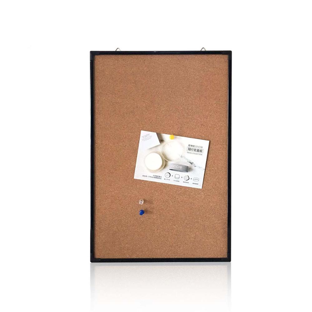 Classic bulletin memo cork board with aluminum frame
