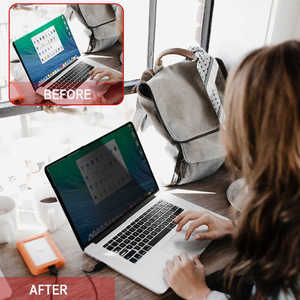 Protector de Pantalla Magnético para MacBook Pro de 16 Pulgadas, Ultrafino de 0,3 mm, 2.5D, Anti-Espía, Filtro de Luz Azul, Anti-Reflejos, Extraíble - Product Image 6