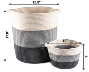 <b>Laundry</b> Basket with Handles Decorative for Every Home - Product Image 1