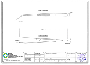 Manual Dental Tweezers Stainless Steel Forceps <b>Basis</b> <b>of</b> <b>Surgical</b> <b>Instruments</b> for Dental Operations - Product Image 6