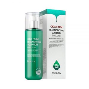 FARMSTAY CICA FARM REGENERATING SOLUTION EMULSION สารสกัดจากใบบัวบก ครีมบำรุงผิวหน้า ช่วยลดเลือนริ้วรอย ผลิตภัณฑ์บำรุงผิวสไตล์เกาหลี ผลิตในประเทศเกาหลี - Product Image 2