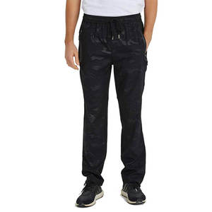 Pantalon de survêtement de sport décontracté pour hommes taille élastique anti-rides cordon de serrage teint uni épaisseur légère pantalon pour hommes lavé - Product Image 6