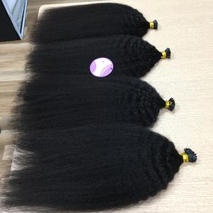 หนาปลายคู่วาด1กรัม/สาระ24นิ้วปลายแบนผม Remy 100% นามสกุลผมมนุษย์ - Product Image 5