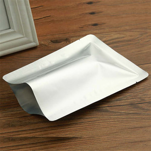 ถุงสามด้านซีลอลูมิเนียมฟอยล์ไม่พิมพ์ธรรมดา Al เรียงรายกระเป๋า/อาหารเงิน OEM Gravnre พิมพ์ขนาดที่กำหนดเองอุปสรรคสูง - Product Image 4