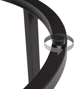 All-New <b>Modern</b> Design Stylish <b>Black</b> Natural Marble with Powder Coated Metal Frame for Interior Decor <b>Coffee</b> <b>Table</b> - Product Image 4