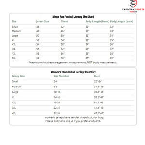เสื้ออเมริกันฟุตบอลแบบสั่งทำคุณภาพสูง พร้อมรูระบายอากาศด้วยเลเซอร์ ตัวเลขปักแบบ Tackle Twill แห้งเร็ว - Product Image 6