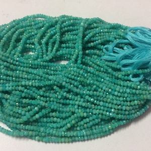 Cuentas de Piedra Amazonita Verde Natural de 3.5-4mm 4-4.5mm, Facetadas, Redondas, Certificadas por IGI, para la Creación de Joyas al por Mayor - Product Image 2