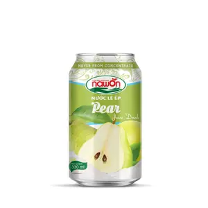 330ml NAWON PEAR JUICE SUGAR FREE OEM ODM JUICE BRANDS WHOLESALE PRICE BEVERAGE MANUFACTURER KOSHER