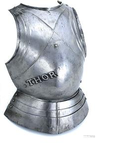 Chaqueta de armadura Medieval de acero de calibre 18, armadura de caballero Guerrero, chaqueta de plata pulida - Product Image 3