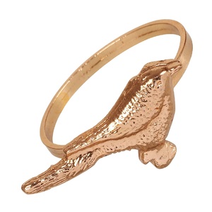 แหวนผ้าเช็ดปากโลหะคุณภาพดีแหวนผ้าเช็ดปากสำหรับตกแต่งงานแต่งงานทำด้วยมือขายส่งสุดหรู - Product Image 5