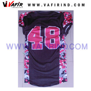 À la mode sublimé football américain jersey hommes sportswear rugby uniformes - Product Image 6