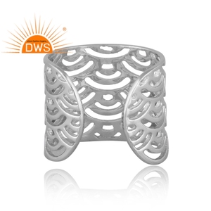 Best Selling 2026 Sterling <b>Silver</b> Handmade Filigree Design <b>Bracelet</b> For Women Jewelry Manufacturer - Product Image 4