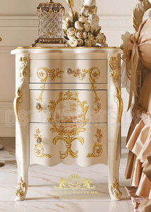 หรูหราหรูหราสไตล์ยุโรปเฟอร์นิเจอร์ห้องนอนยุโรปคลาสสิกชุดเฟอร์นิเจอร์ห้องนอนออกแบบไม้แกะสลักเฟอร์นิเจอร์ห้องนอน - Product Image 5