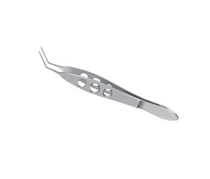 Pinzas para Lentes Faulkner, Instrumentos Quirúrgicos, Mordazas Redondas y Lisas, 10 cm - Product Image 4