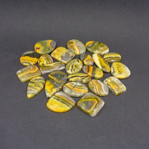 Bumble Bee Jasper Cabochon Haute Qualité Cristal Naturel Spirituel Quartz Jaune Pierre De Guérison pour Chakra Reiki Balance En Gros - Product Image 3