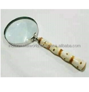Wholesale Products Authentic Natural Horn Magnifying <b>Glass</b> With Antique Handle by Indian Metal World - Product Image 6
