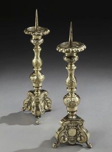 Handcrafted Tall Metal Stand Ins Style Home Decoration From BRASSWORLD INDIA Handmade <b>Brass</b> <b>Candlestick</b> Holder - Product Image 5