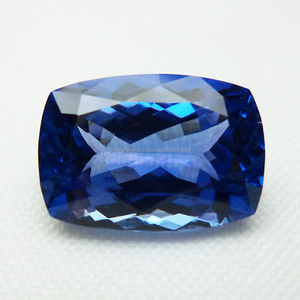 Cojín facetado de tanzanita Natural 100%, corte hermoso, piedra natal preciosa suelta, piedra preciosa, piedra elegante para hacer joyas, uso OEM - Product Image 4