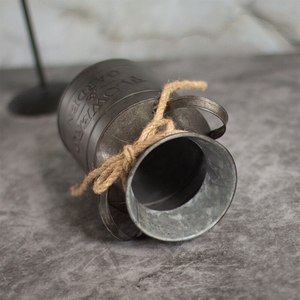 Pot de fleur galvanisé de qualité supérieure avec le meilleur design parfait pour les supports de plantes d'intérieur et d'extérieur et la décoration de la ferme - Product Image 5