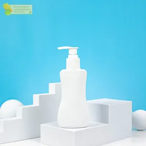 100ml samimi yıkama HDPE plastik şişe plastik pompa ile