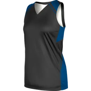 定制篮球制服专业新设计黑色女子篮球球衣定制标志和球员名称