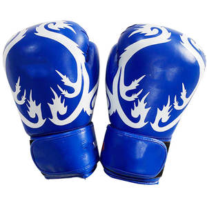 ที่มีคุณภาพสูงที่กำหนดเองโลโก้มวยคู่ที่กำหนดเอง PU หนังพิมพ์การฝึกอบรมคู่ - Product Image 5