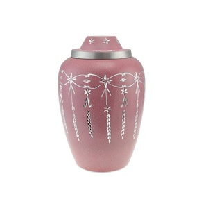 Nouvelle arrivée urnes de crémation en métal les plus exigeants de couleur rouge urnes commémoratives funéraires urnes de service funéraire décoration cendres tenant - Product Image 3