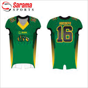 เครื่องแบบอเมริกันฟุตบอลของคุณเองเครื่องแบบอเมริกันฟุตบอลดีไซน์ใหม่บริการ OEM เครื่องแบบอเมริกันฟุตบอล - Product Image 2