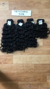 Cabello rizado mongol sin procesar, cabello humano rizado sin procesar, birmano - Product Image 3