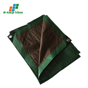 Feuilles de couverture de bâche en plastique PE légères de haute qualité étanches à l'humidité 40-80 GSM Anti-déchirure pour la coupe des exportations - Product Image 1