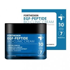 Cosmético Coreano FORTHESKIN EGF-PEPTIDE BIO-CLINIC CREAM Loción Antienvejecimiento Blanqueadora para el Cuidado de la Piel 60ml Para Todo Tipo de Piel Hecho en Corea - Product Image 2