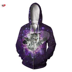 เสื้อฮู้ดมีซิปสำหรับผู้ชายและผู้หญิงเสื้อมีฮู้ดแบบซิป100% โพลีเอสเตอร์เสื้อมีฮู้ดเข้ารูปโอเวอร์ไซส์ - Product Image 2